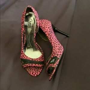 Leopard heels